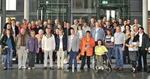 Die Besucher-Gruppe im Paul-Löbe-Haus.