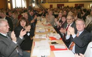 Die Delegation des Kreisverbandes beim Landesparteitag.